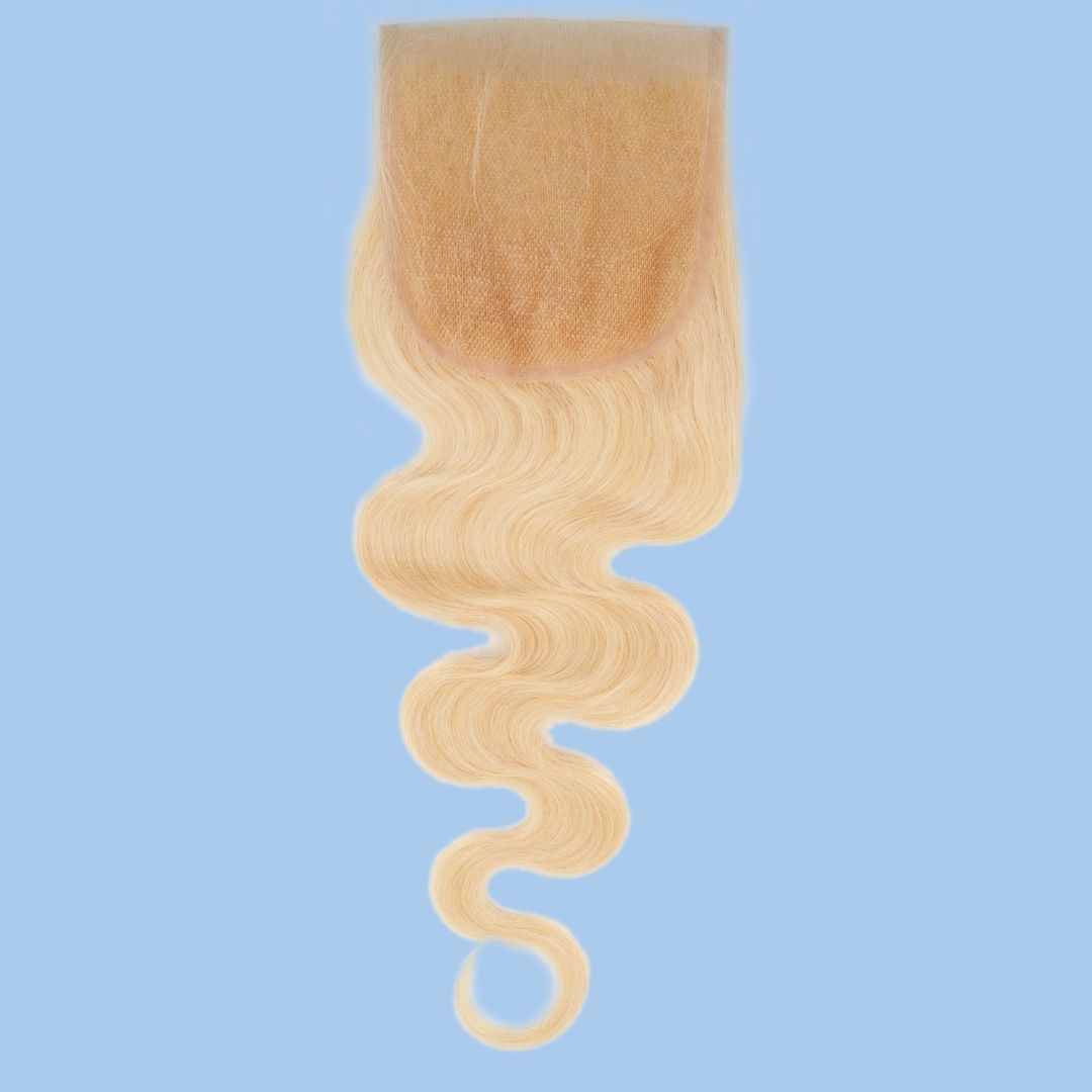 Russian Blonde Body Wave Closure